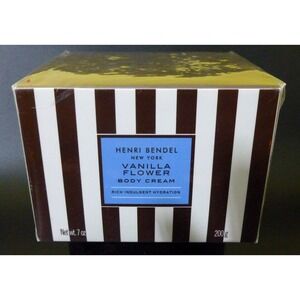 Henri Bendel New York ~  Vanilla Flower ~ Body Cream 7oz / 200g ~ New